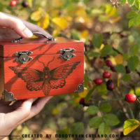 Dorothy in Catland - mała skrzynka na prezent dla kobiety - treasure box