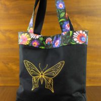 Dorothy in Catland - women bag with yellow butterfly