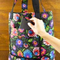 Dorothy in Catland - women floral bag