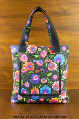 Dorothy in Catland - women floral bag
