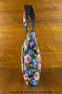 Dorothy in Catland - women floral bag