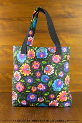 Dorothy in Catland - women floral bag