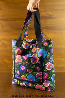 Dorothy in Catland - women floral bag
