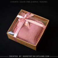 Dorothy in Catland - hearts 2pcs - pink