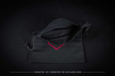 Dorothy in Catland - Woreczek prezentowy - Black reusable gift bag