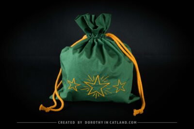Dorothy in Catland - Woreczek prezentowy z gwiazdkami - Gift bag with drawstring and stars